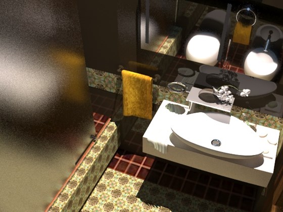 Примеры работ в 3Ds MAX: Дизайн квартиры